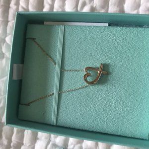 Tiffany Co. x Paloma Picasso Loving Heart Necklace Sterling Silver